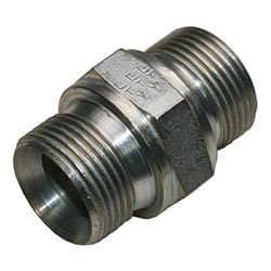 Steel Straight, Male BSPP -12 X Male BSPP -12