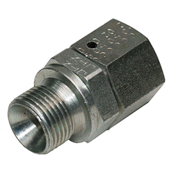 Steel Straight, Male BSPP -16 X Female Swivel BSPP-12