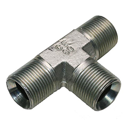 Steel Tee, Male BSPP -32 X Male BSPP -32 X Male BSPP -32