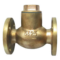 Lift Check Globe Valve, 5K15A, Body: Bronze, Trim: Bronze, L=100mm
