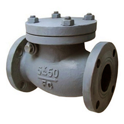 Lift Check Globe Valve, 5K100A, Body: Cast Iron, Trim: Bronze, L=340mm