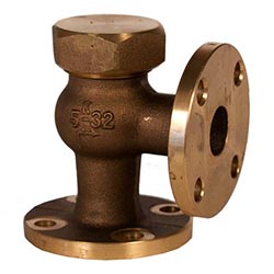 Lift Check Angle Valve, 5K32A, Body: Bronze, Trim: Bronze, L=140mm