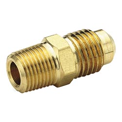 Brass Male Connector Kit (3/16" Flare x 1/8" MNPT)
