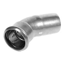 316L 60° Elbow MF, 15mm