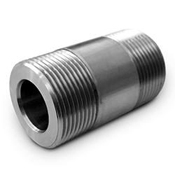 AISI 316 Barrel Nipple, 1-1/2" x 70mm