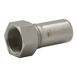 316L Female Threaded Connector, DN50 x 1"1/2