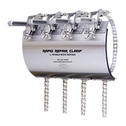 Rapid Repair Clamp, Quad Lever, 100mm - 220mm (4" - 8")