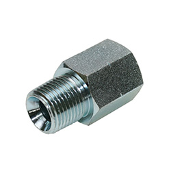 Steel Straight Adapter | Male NPT 1 x Female BSPP 1-1/4