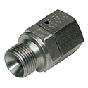 SS316L Straight, Male Metric M14X1.5 X Female Swivel Metric M14X1.5