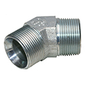 Steel Elbow 45°, Male BSPP -32 X Male NPT -32