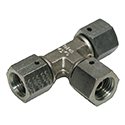 Steel Tee, Swivel BSPP -32 X Swivel BSPP -32 X Swivel BSPP -32