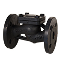 Globe Lift Check Valve, PN16 DN15, Body: Cast Iron, Disc & Seat: Bronze, L=130mm