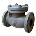 Lift Check Globe Valve, 5K100A, Body: Cast Iron, Trim: Bronze, L=340mm