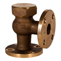 Lift Check Angle Valve, 16K15A, Body: Bronze, Trim: Bronze, L=110mm