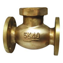 Lift Check Globe Valve, 16K15A, Body: Bronze, Trim: Bronze, L=110mm
