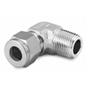 Stainless Steel Swagelok Tube Fitting, Male Elbow, 4mm Tube OD x 1/8" Male NPT