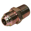 Steel Straight Adapter | Male Metric 14x1.5 x Male BSPT 1/4